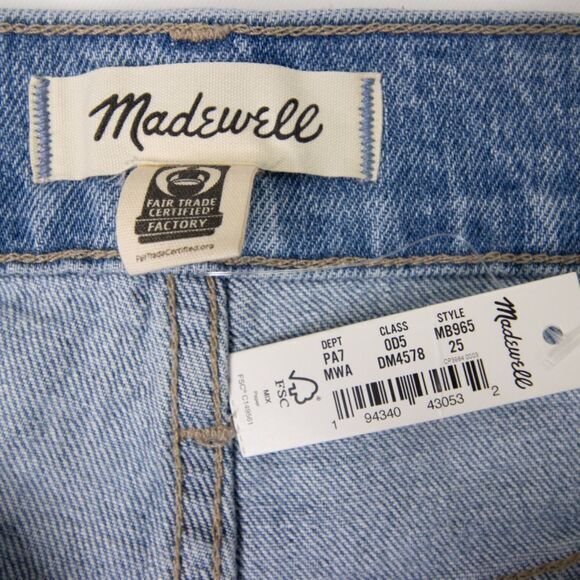 NEW Madewell The Perfect Vintage High Waist‎ Jeans in Marian Wash, size 25 - Picture 9 of 16